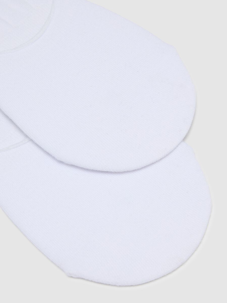 Women's white stretch cotton sock set_2