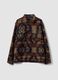 Shacket multicolor bowling over fit con fantasia geometrica_4