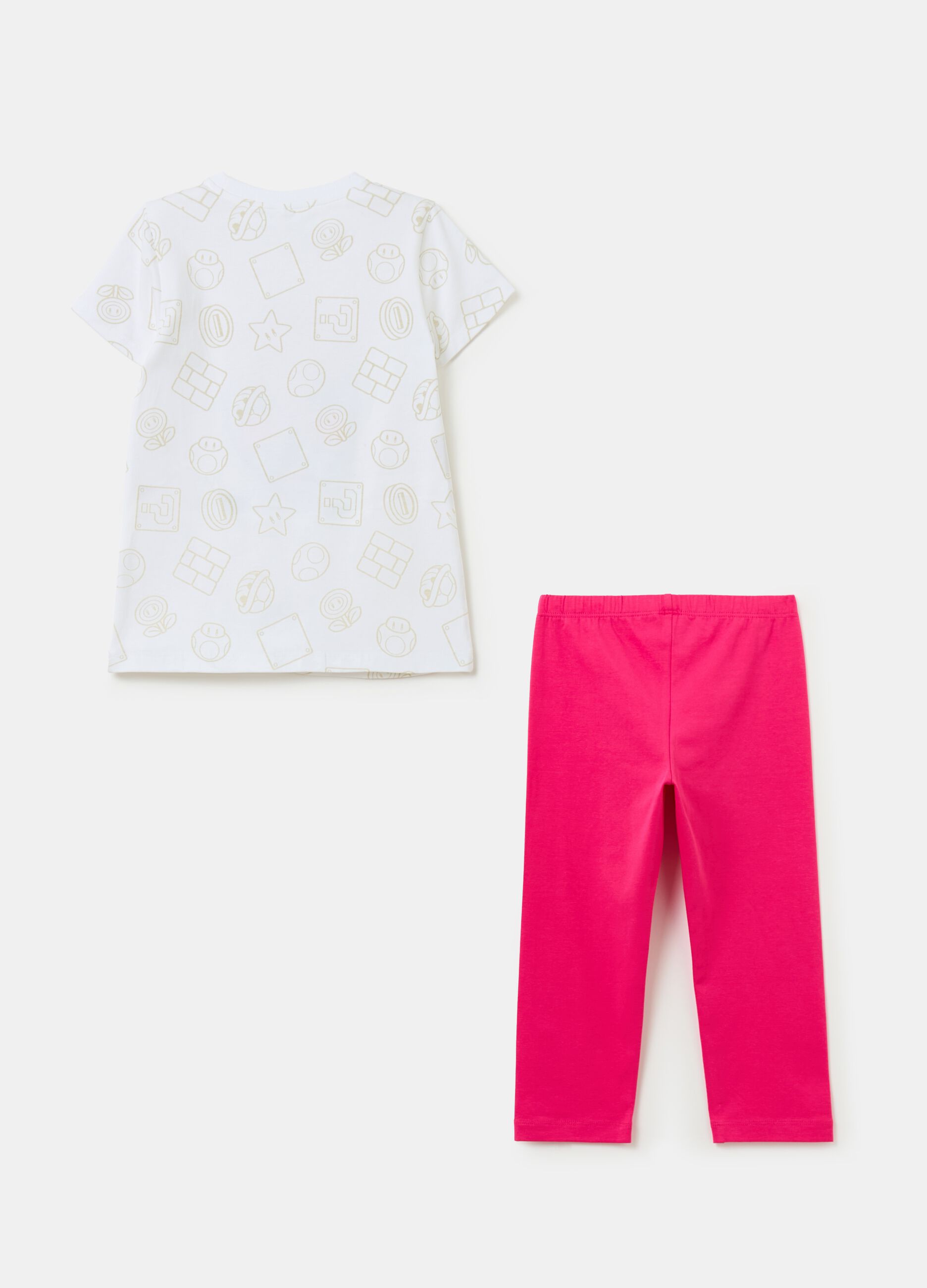 Jogging set with princess Peach print