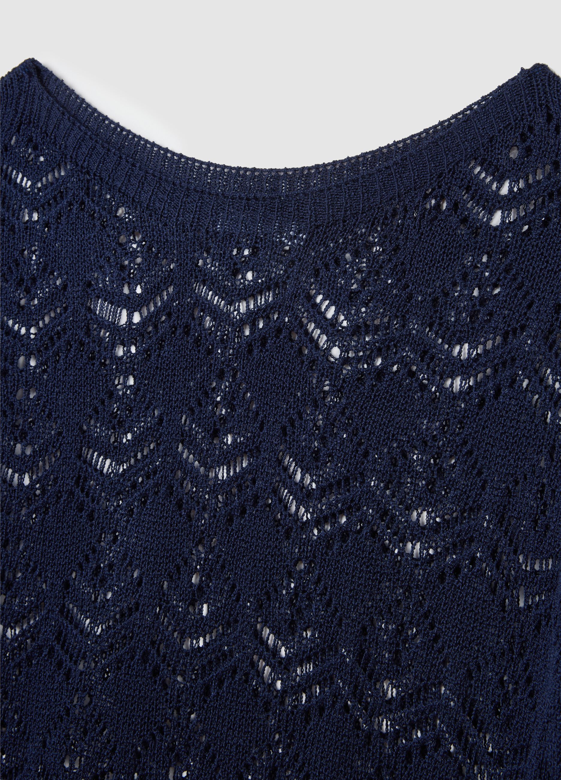 Women's Blue Regular Fit Jumper