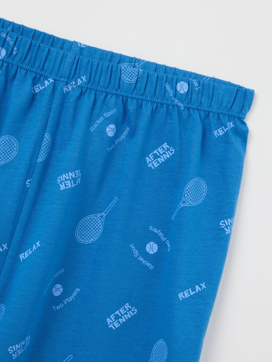 Boys' pure cotton blue regular fit set_2