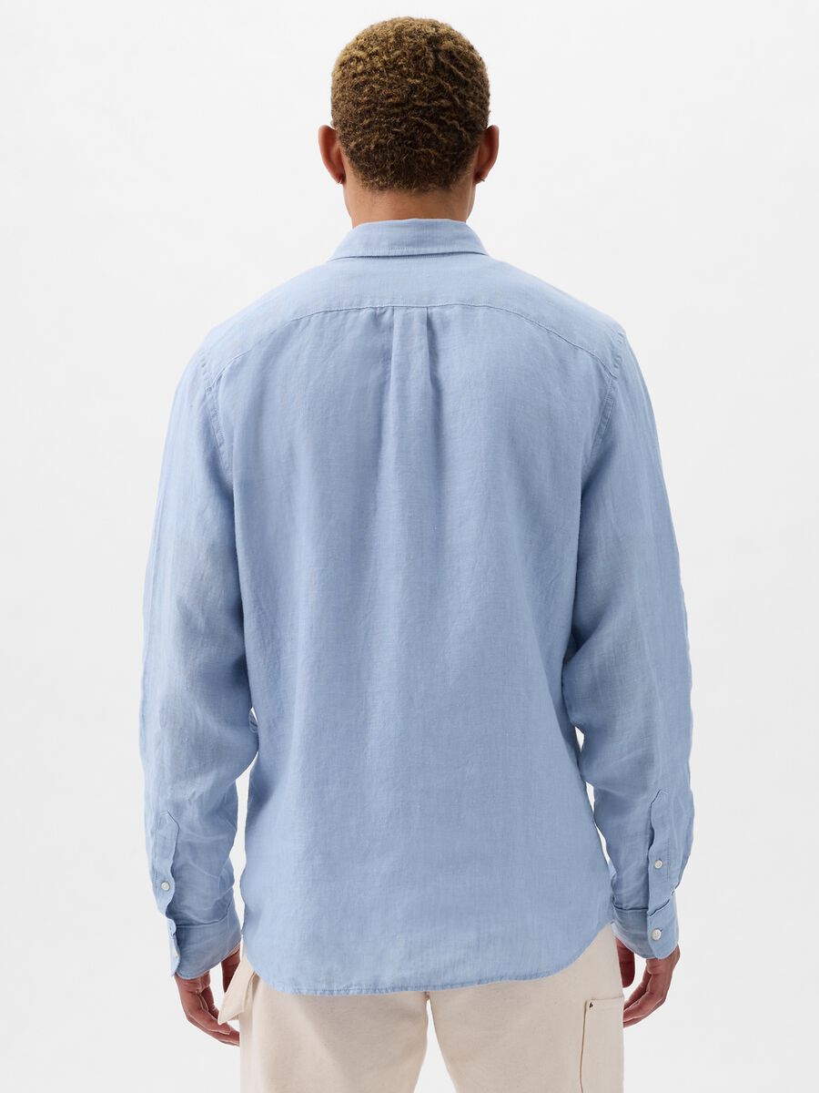 Regular-fit shirt in linen_2