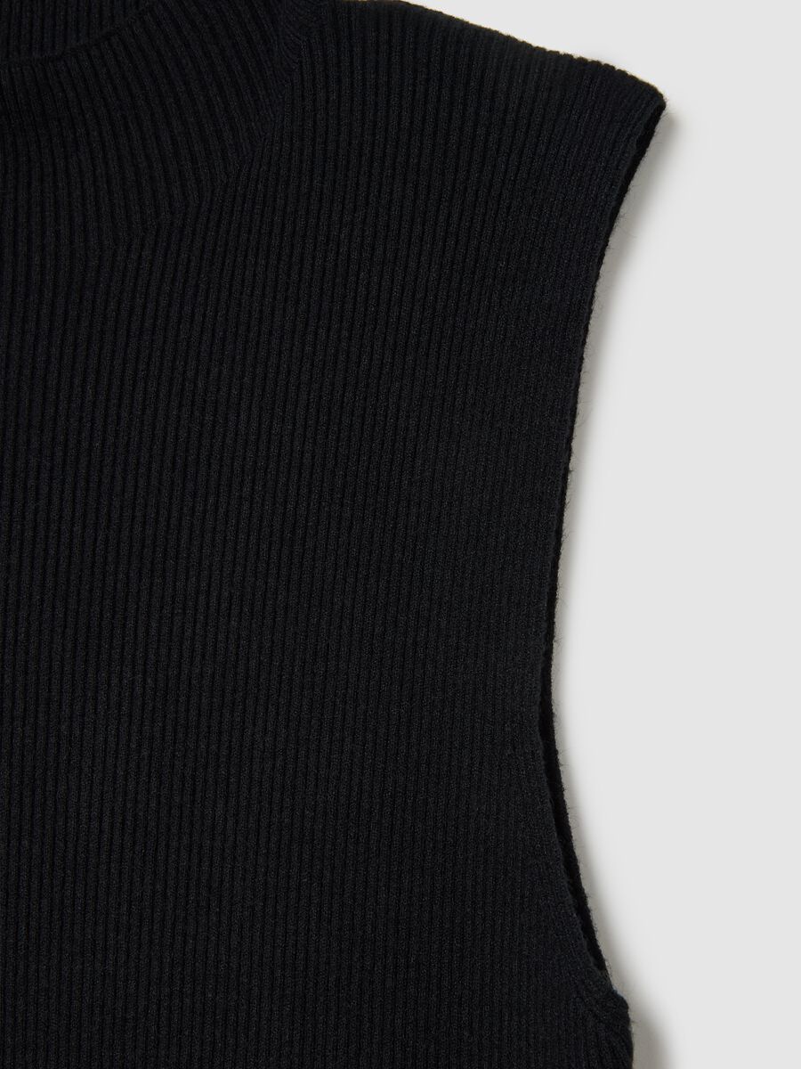 Black Regular Fit Dress_5