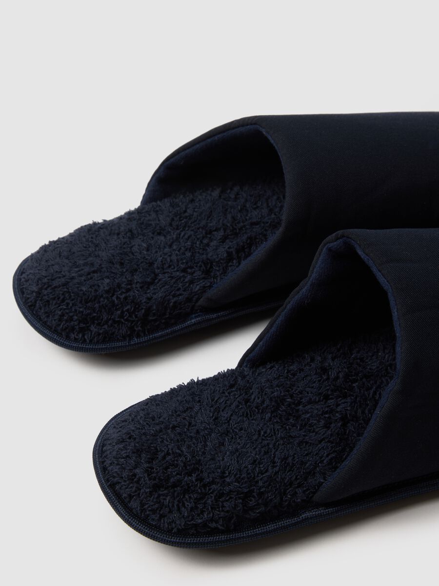 Pantofole blu con imbottitura interna_2