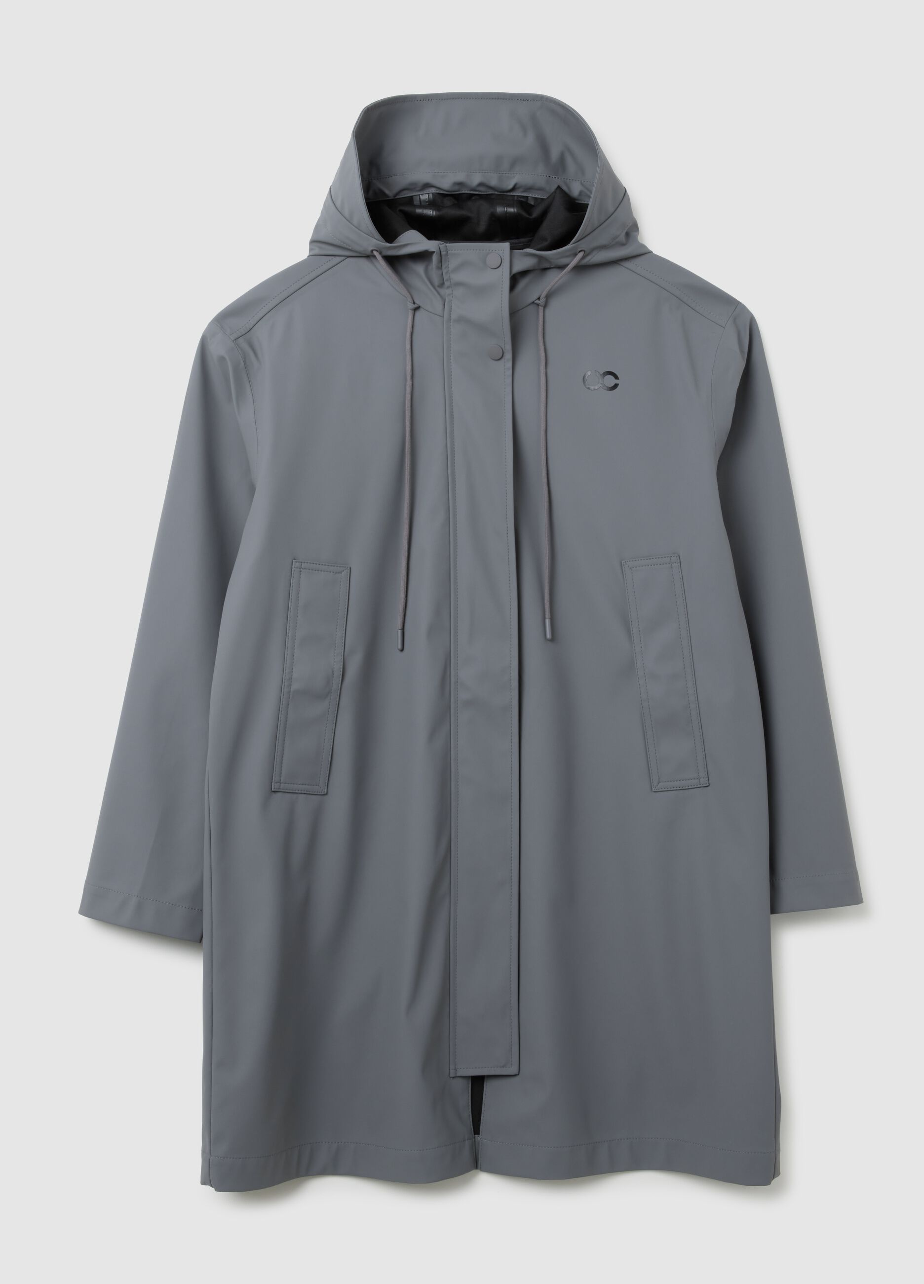 Grey Regular Fit Jacket