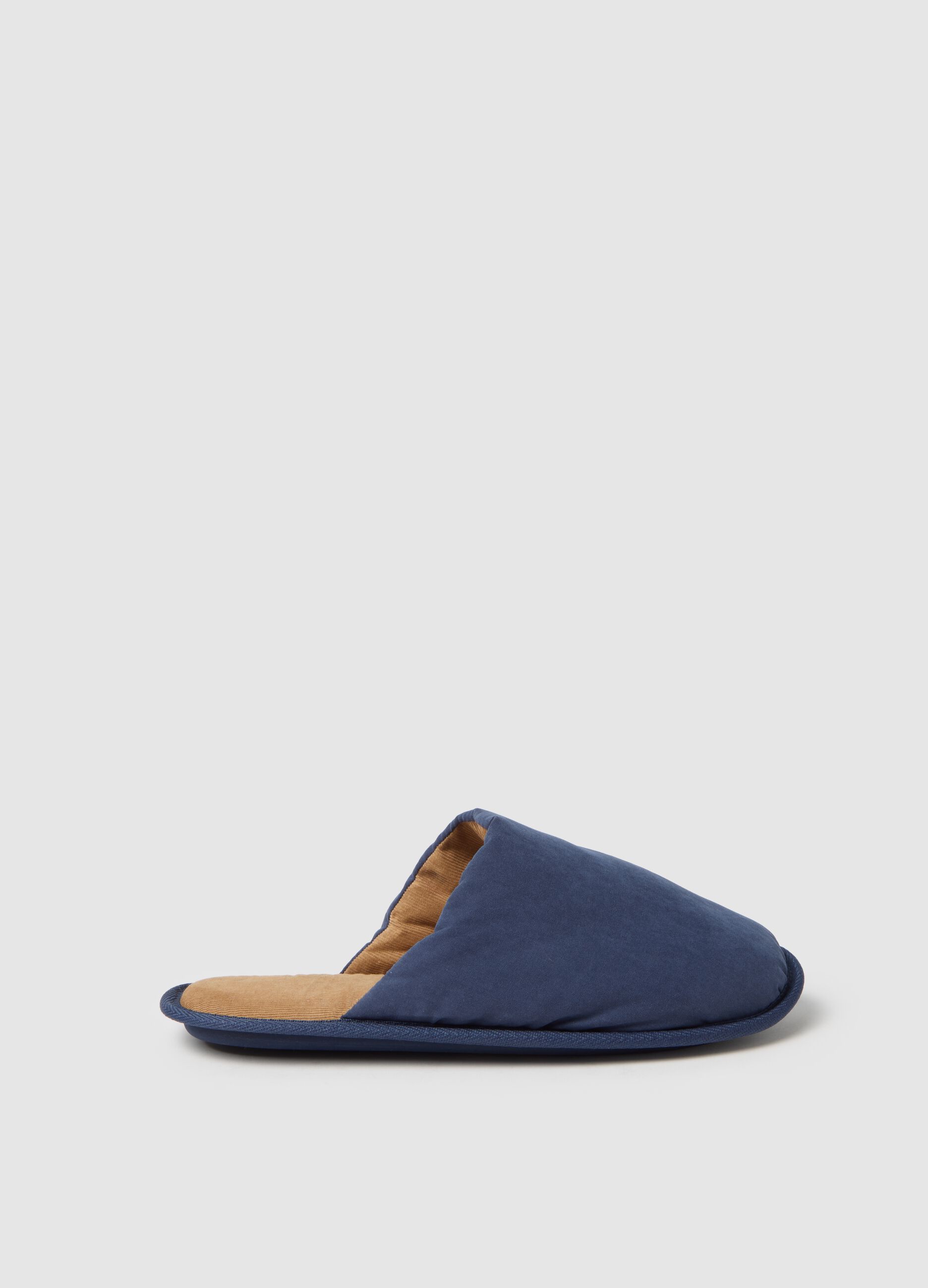 Mixed Blue Slippers