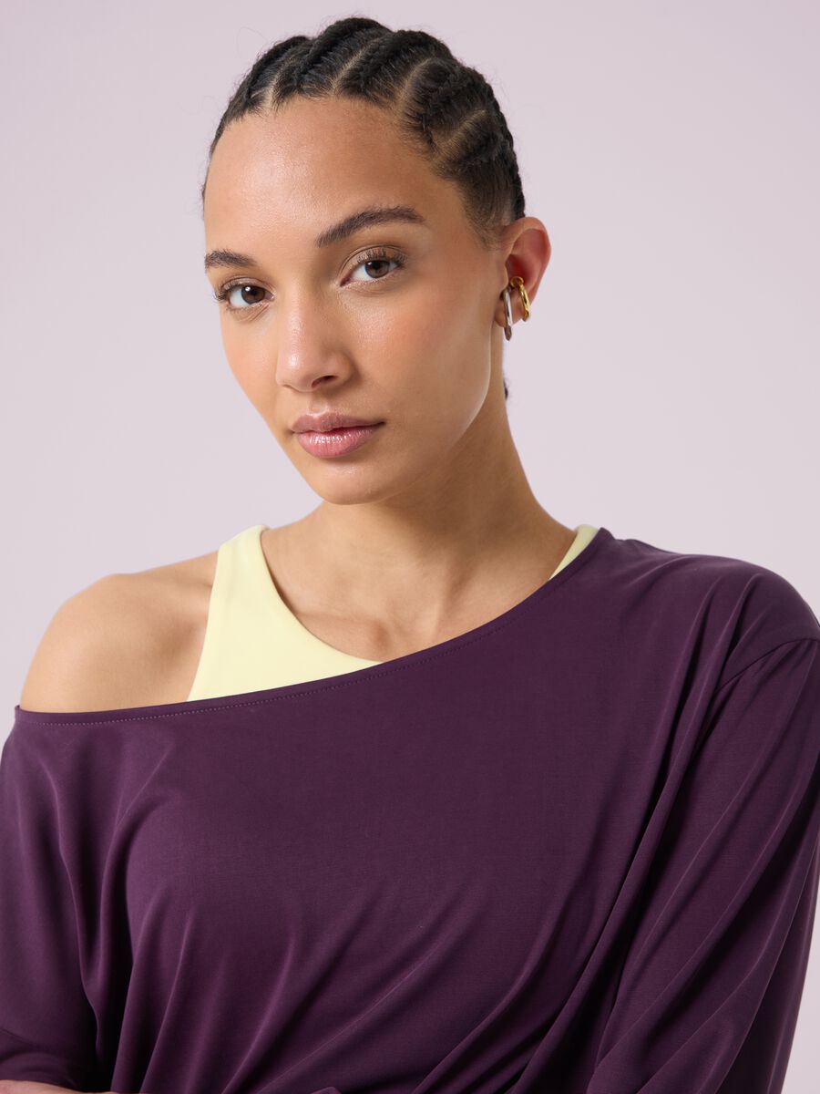 T-shirt fluida crop ALTAVIA STUDIO_2