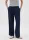 Women's blue trousers with regular fit_1
