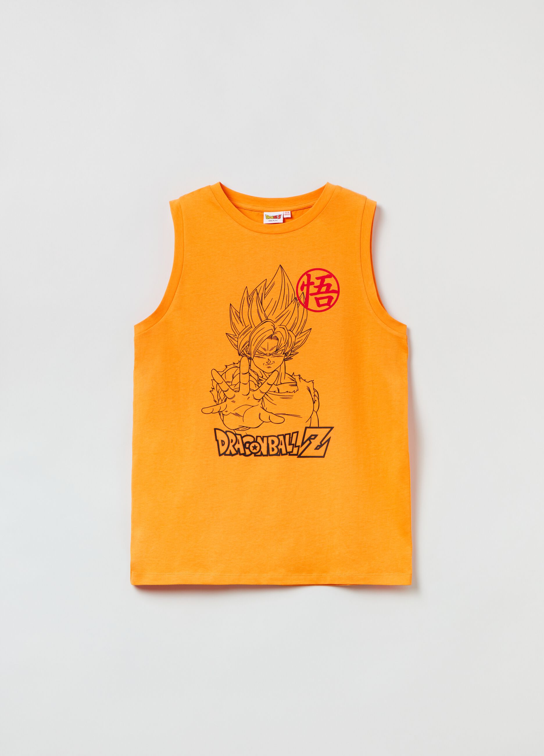 Tank top in cotone stampa Dragon Ball Z