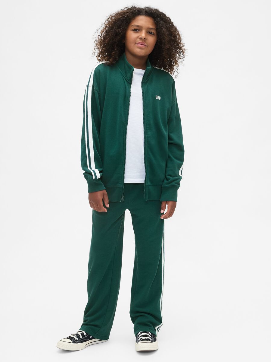 Green Cotton Blend Sweatshirt_1