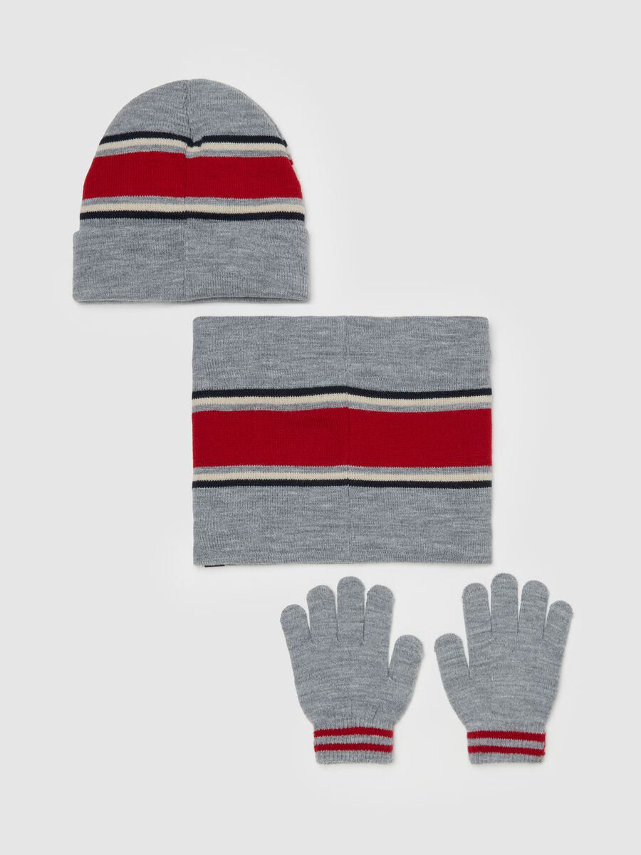 Spider-Man hat, neck warmer and gloves set_1