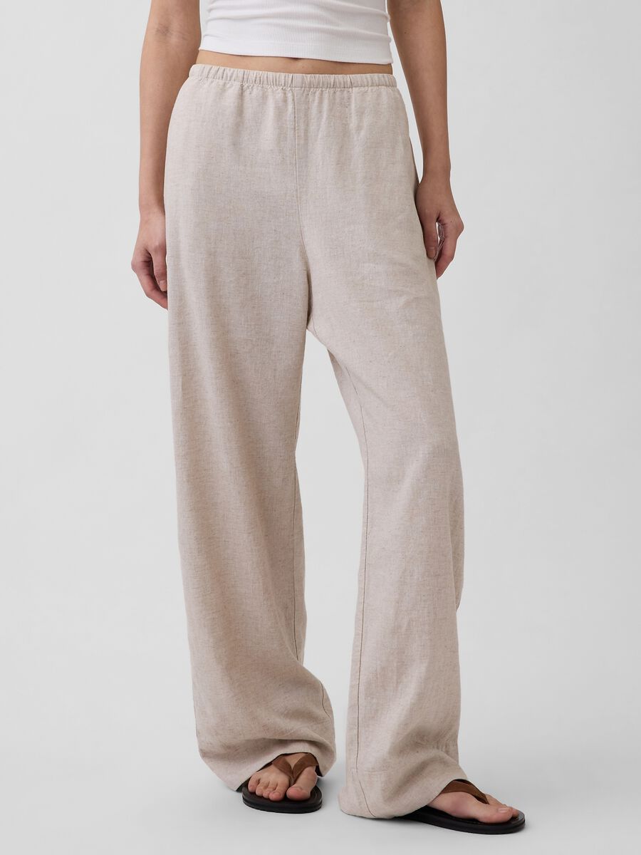 Linen-blend trousers_1