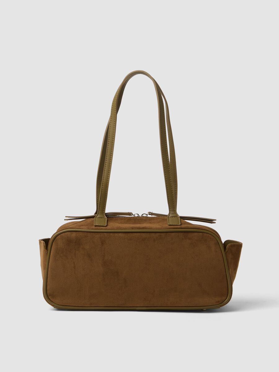 Brown handbag with zip closure_2