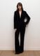 Blazer nero in tessuto elasticizzato_1