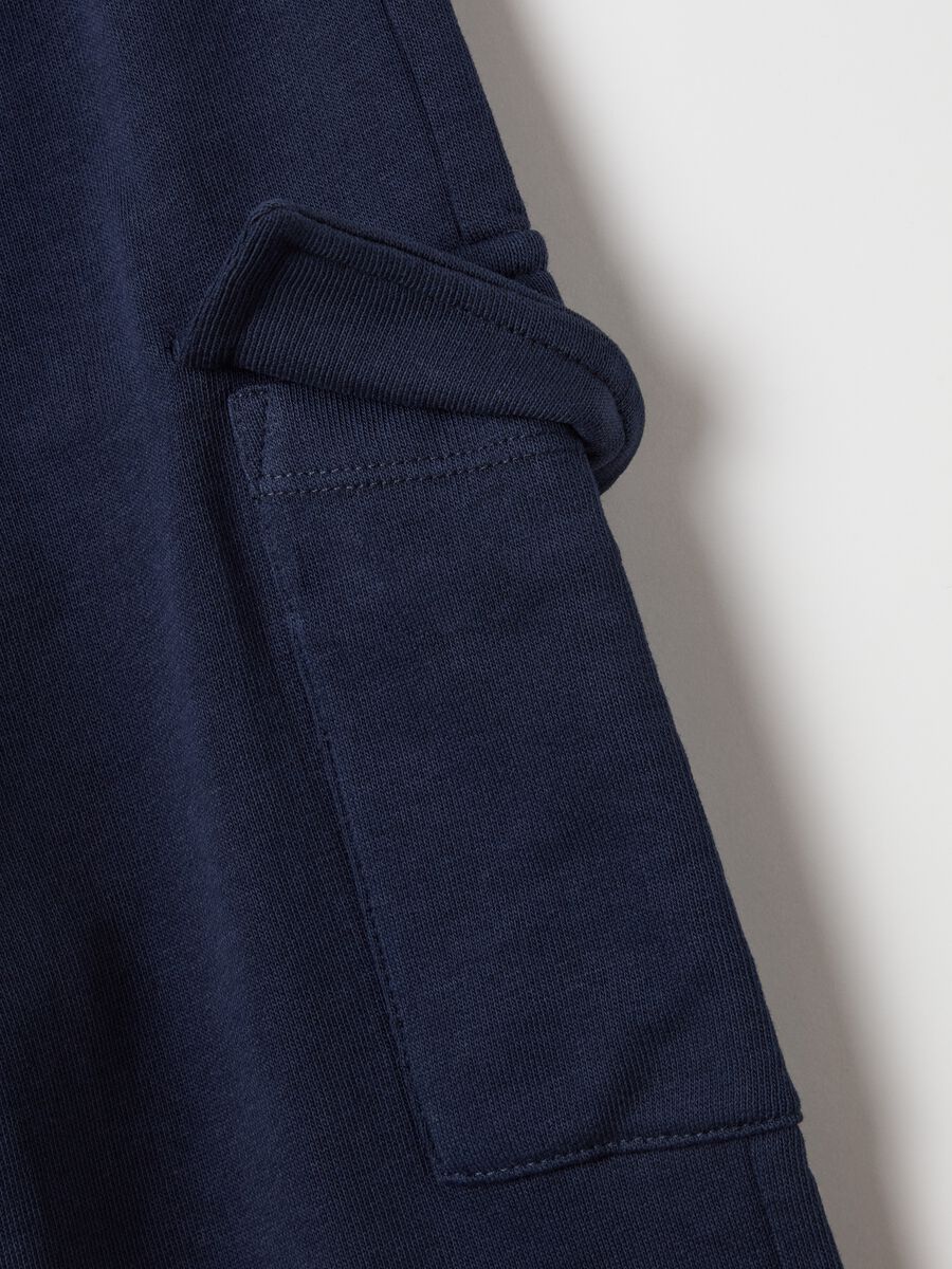 Cargo joggers with elasticated trims_2