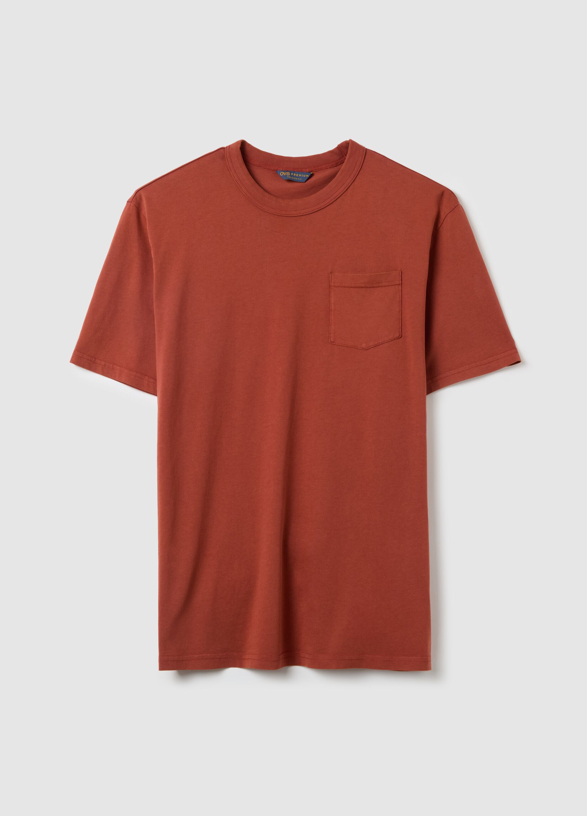 Relaxed-fit T-shirt in cotton with pocket