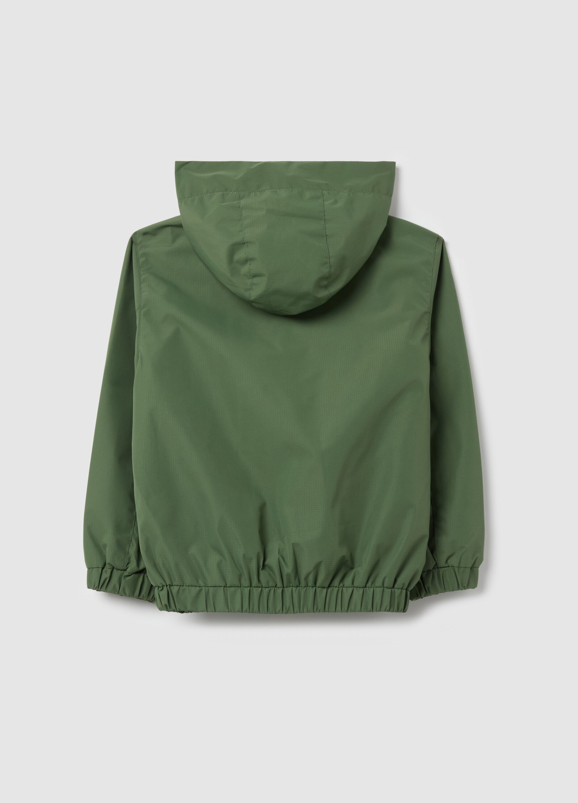 Waterproof jacket with hood