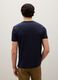 T-shirt in puro cotone blu_3