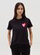 T-shirt with heart print_1