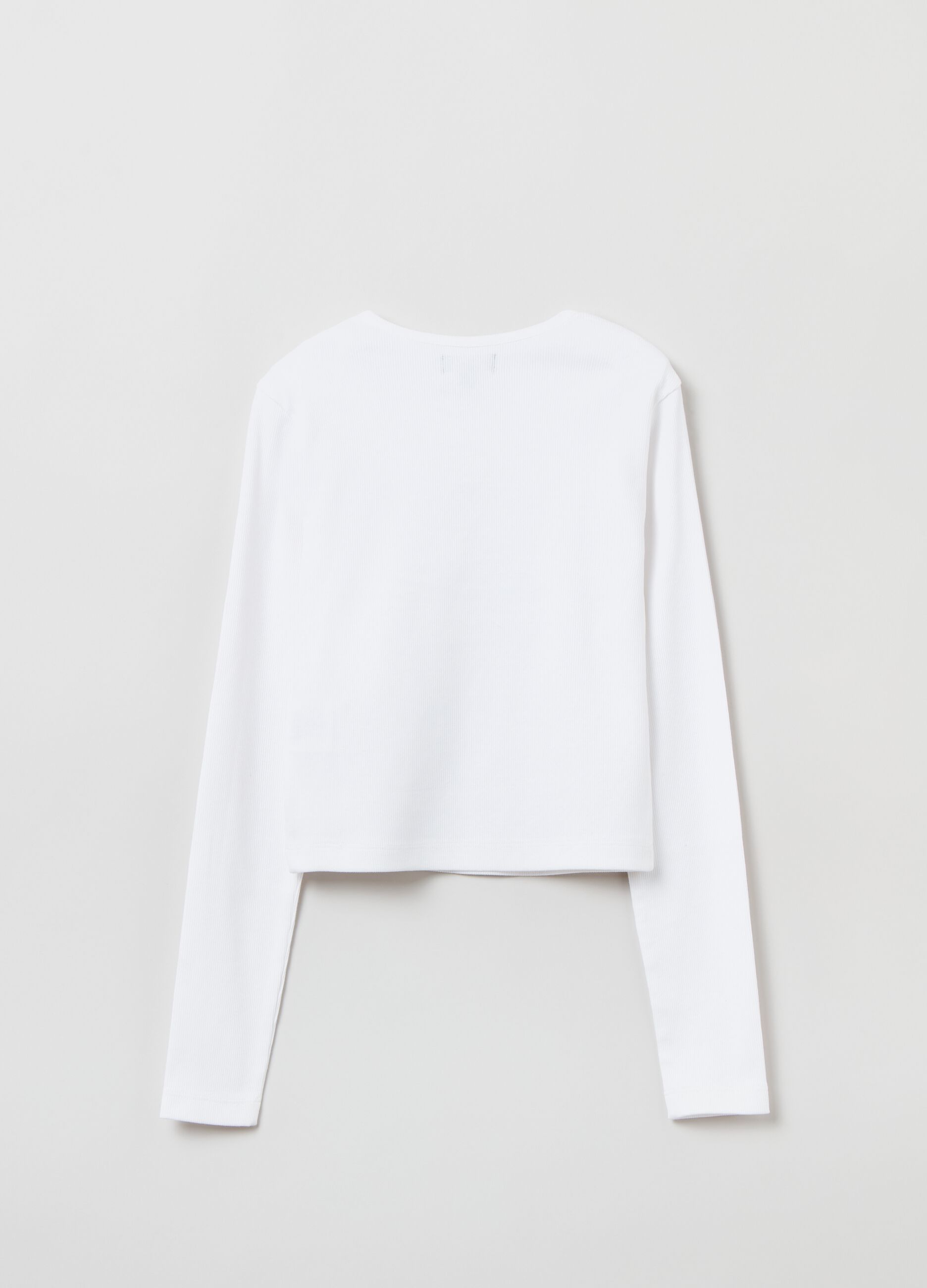 T-shirt a maniche lunghe con cuore_1