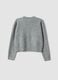 Grey marl stretch jersey top with sequins, regular fit_1