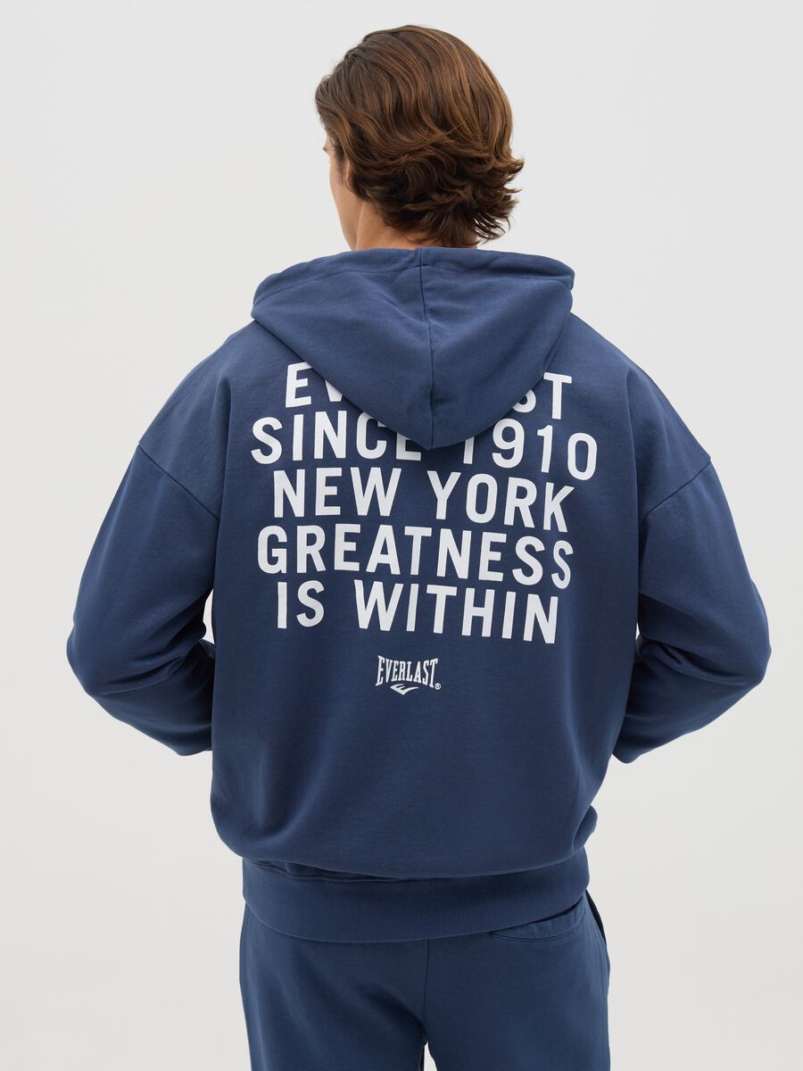 Blue full-zip sweatshirt with hood_2