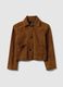 Brown Regular Fit Genuine Leather Blazer_5