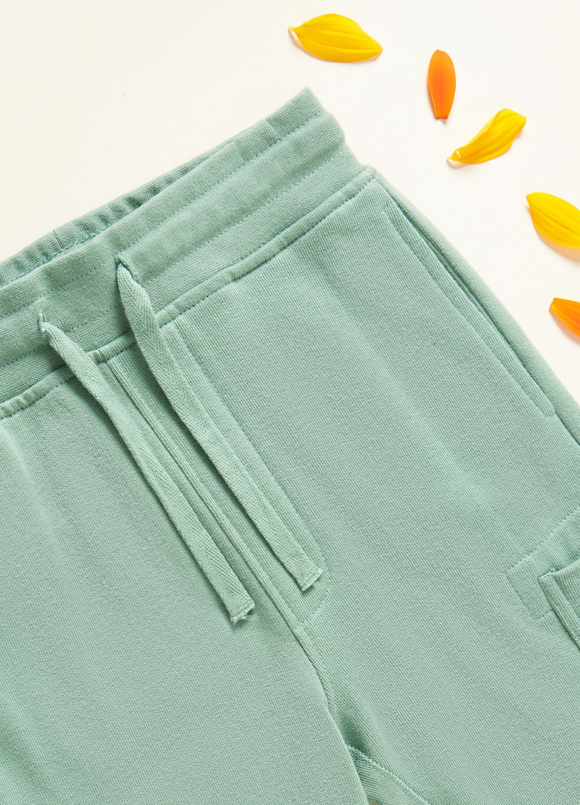 Joggers in felpa di puro cotone IANA_1