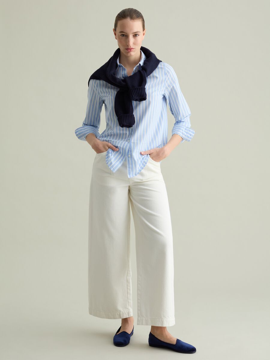 Wide-leg jeans with drawstring_0
