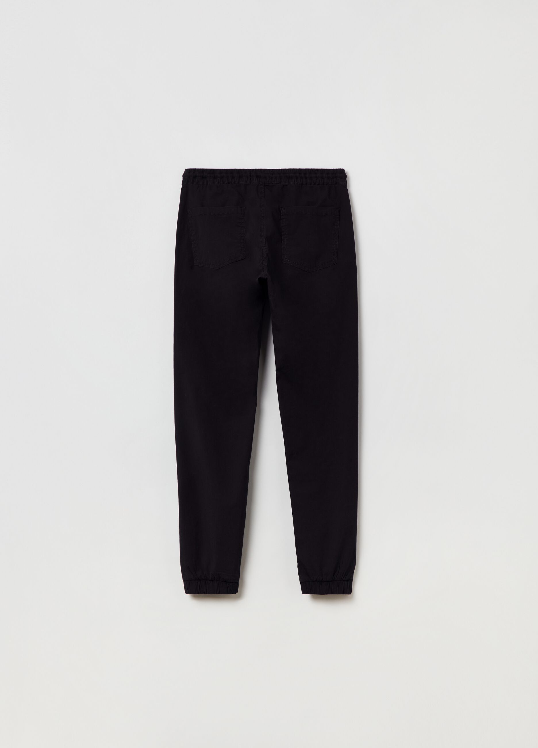 Slim-fit joggers with drawstring