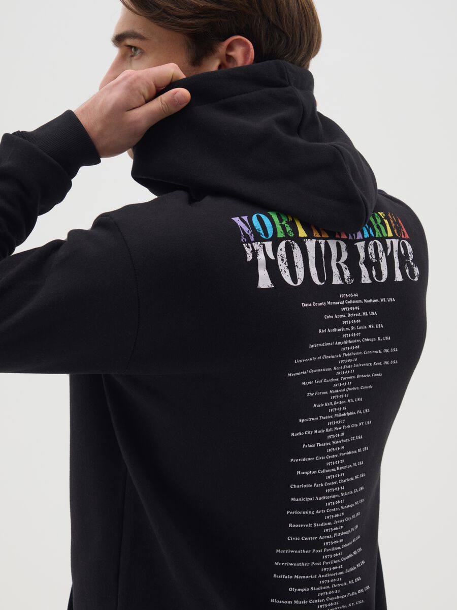 Black cotton-blend hoodie relaxed fit_3