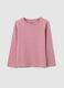 Girls' Pink Cotton Regular Fit Top_0