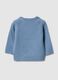 Baby regular fit blue pure cotton jumper with pocket_1