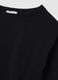 Regular fit black pure cotton sweatshirt_5