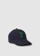 Children's blue pure cotton baseball cap with embroidered P_0
