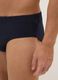 Blue stretch cotton briefs with a snug fit_3