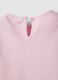 Pink Stretch Cotton T-Shirt for Girls with Designs_3