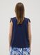 Tank top blu in puro cotone con laccetti sulle spalle_3