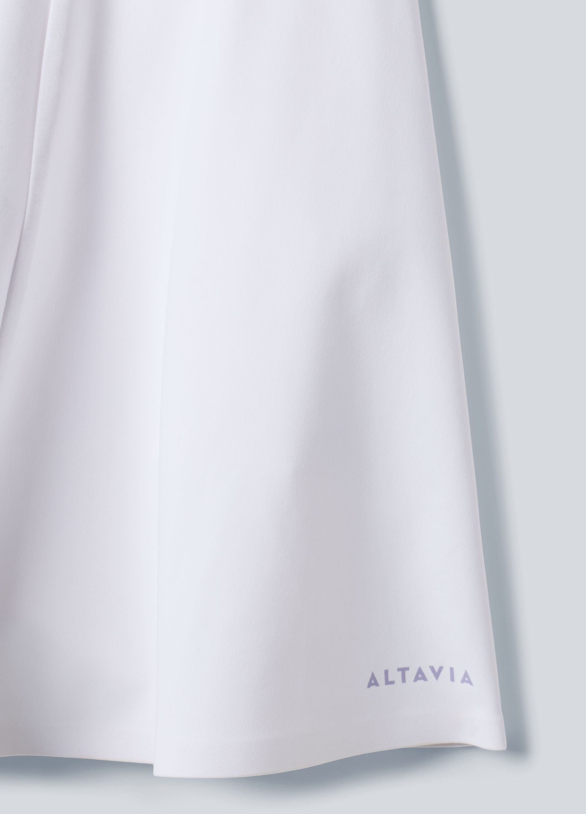 Gonna sportiva bianca in tessuto tecnico elasticizzato con shorts integrati ALTAVIA COURT