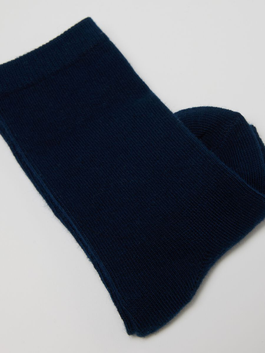 Baby Long Socks Tripack in Multicolour Cotton Blend_2