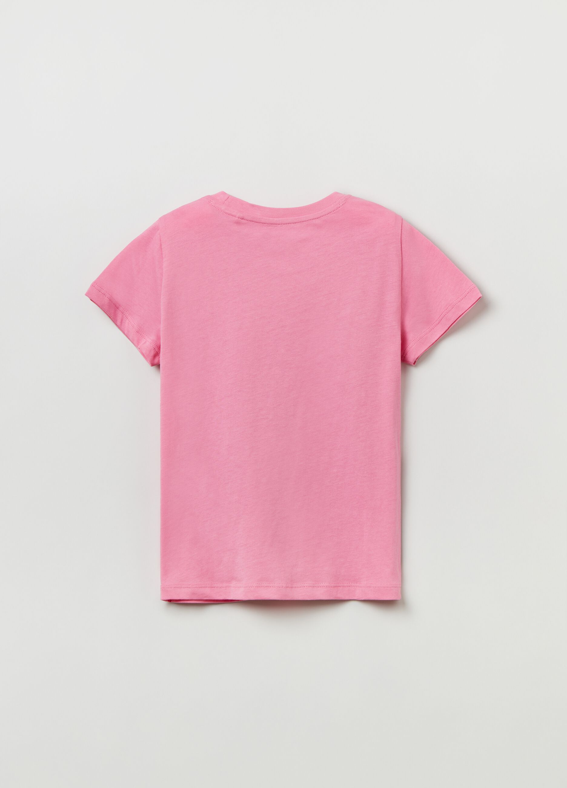 T-shirt in cotone tinta unita_1