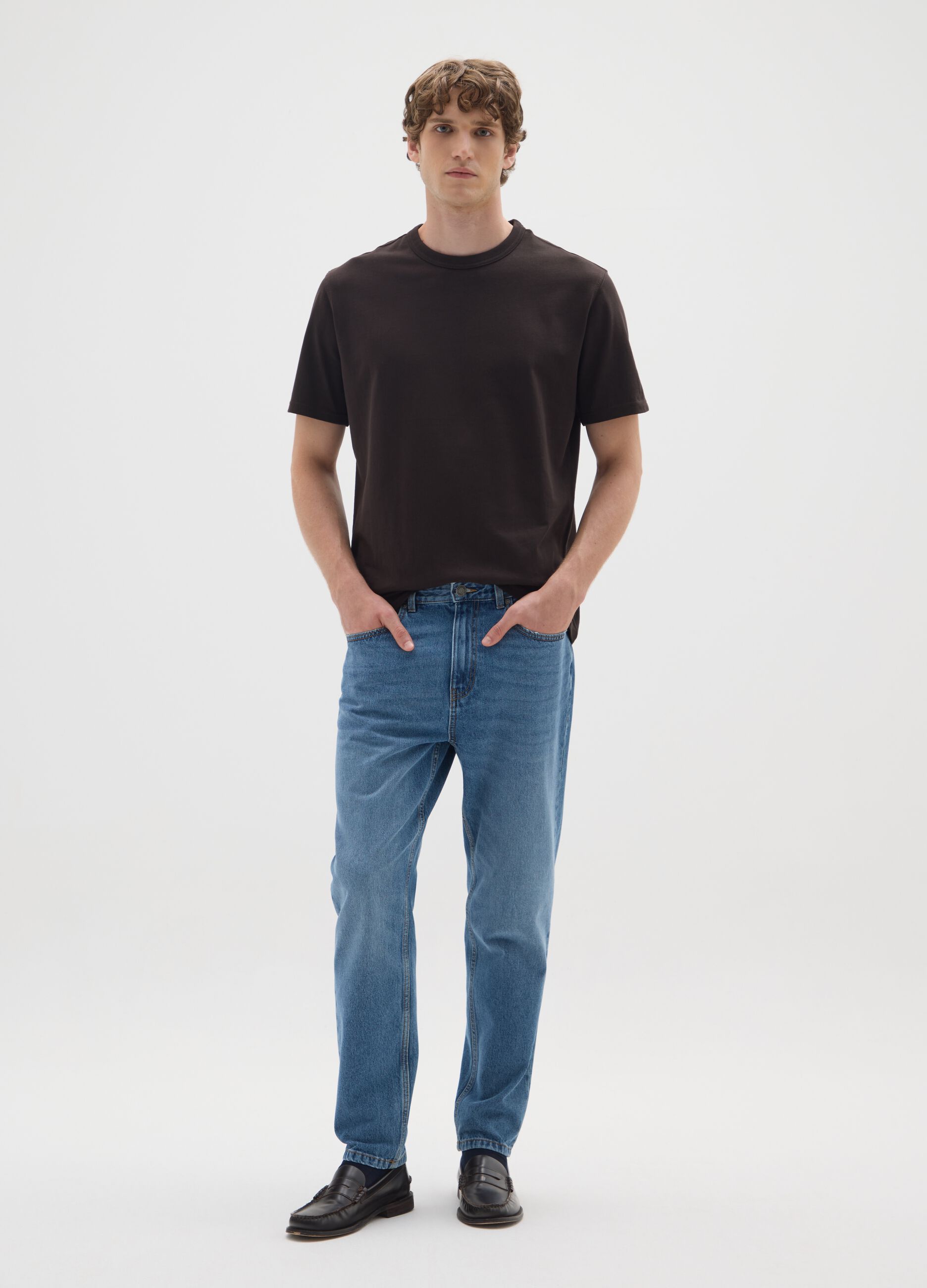 Black Cotton T-Shirt