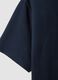 Blue short-sleeved stretch polo shirt_5