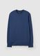 Sweatshirt with round neck and V detail_4