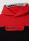 Black and red cotton-blend fleece hoodie with Ducati styling_2