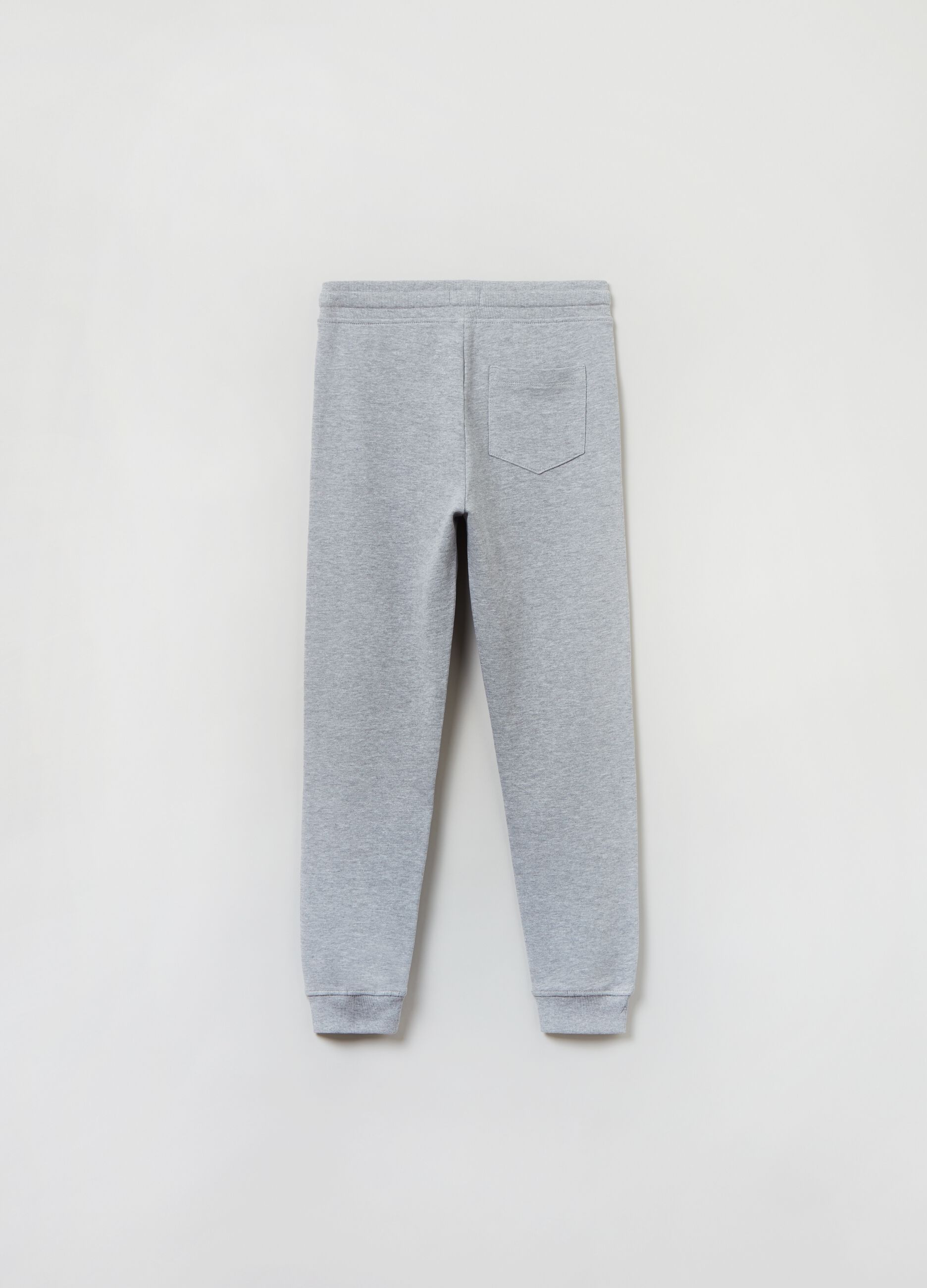 Joggers in felpa con coulisse_1
