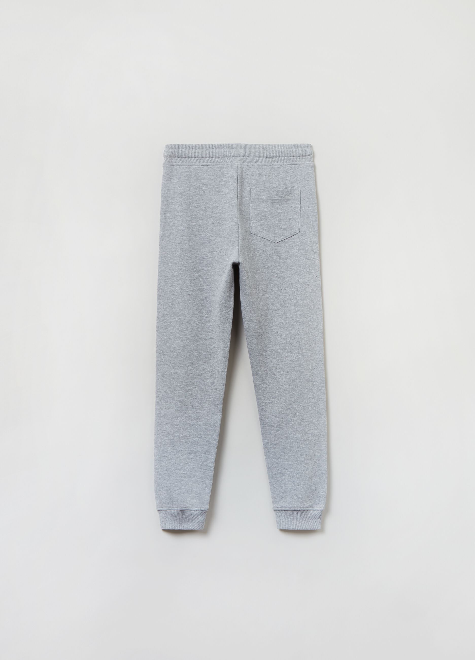 Joggers in felpa con coulisse_1