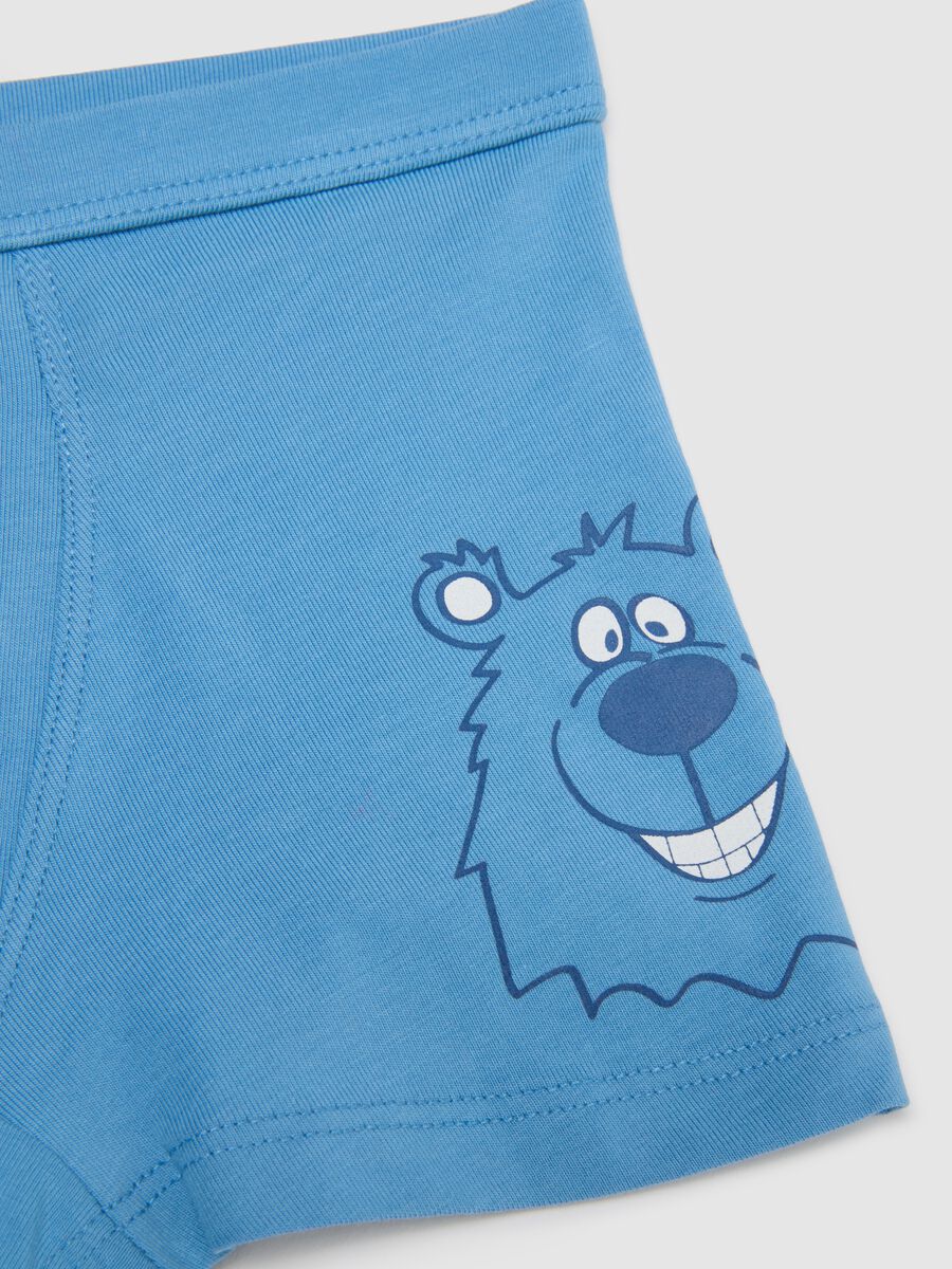Kids' Regular Fit Multicolour Stretch Cotton Boxer Tripack_3
