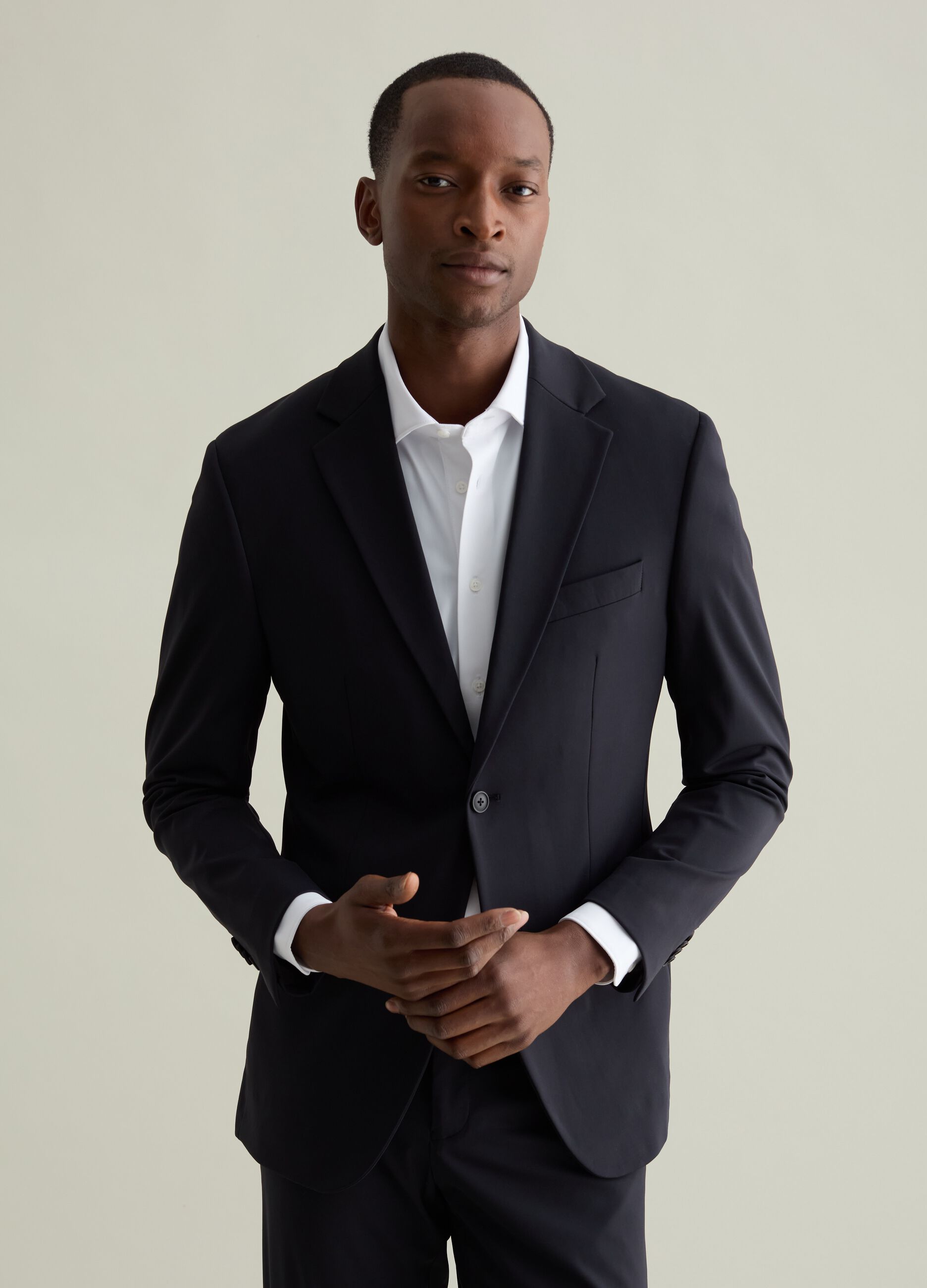 Blazer in tessuto tecnico 