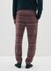 Multicolour regular fit pyjama trousers with geometric pattern_2